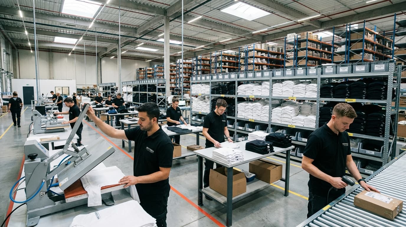 EasyPod print-on-demand fulfillment facility
